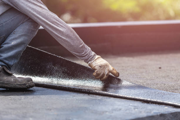 Professional Waterproofing technician working in Fairland, MD